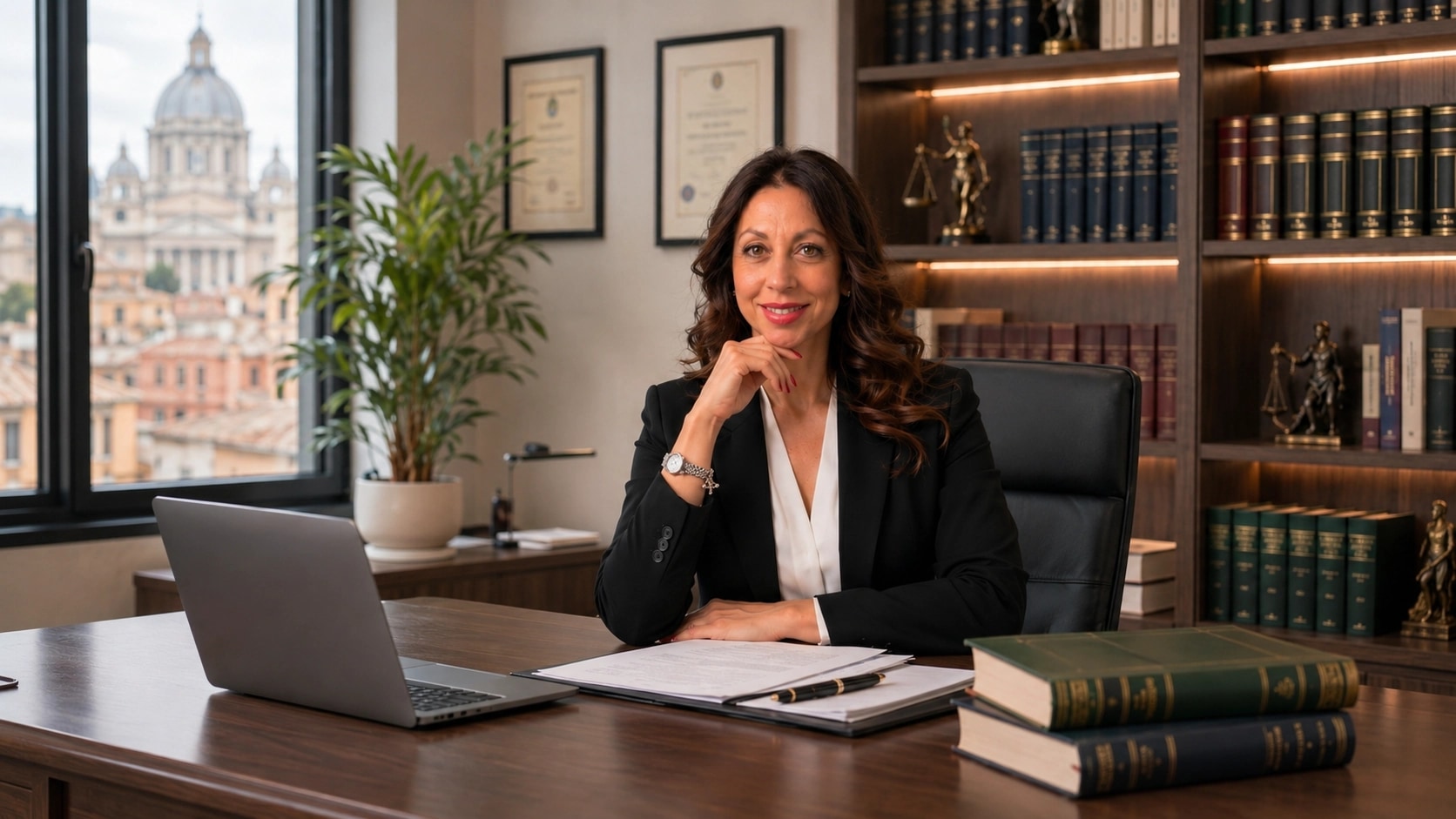 Avvocato Federica Del Monte in consulenza presso lo Studio Legale Del Monte